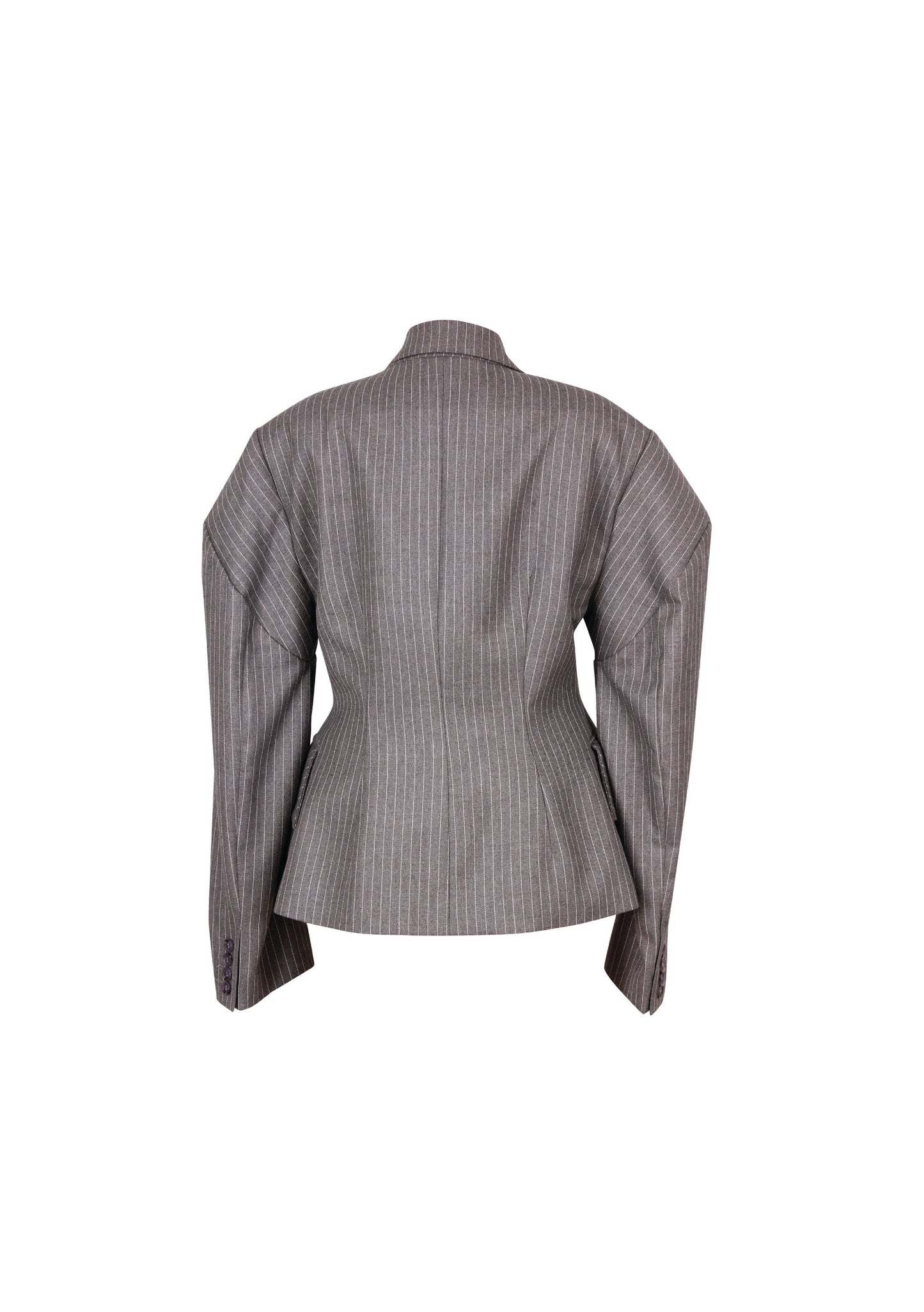Pinstripe double breast blazer