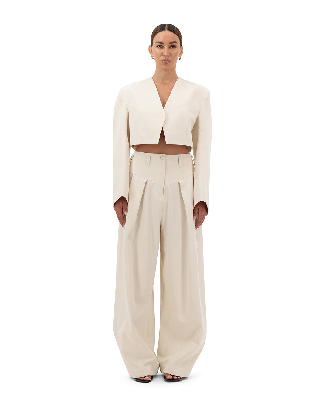 Engineered arched pants