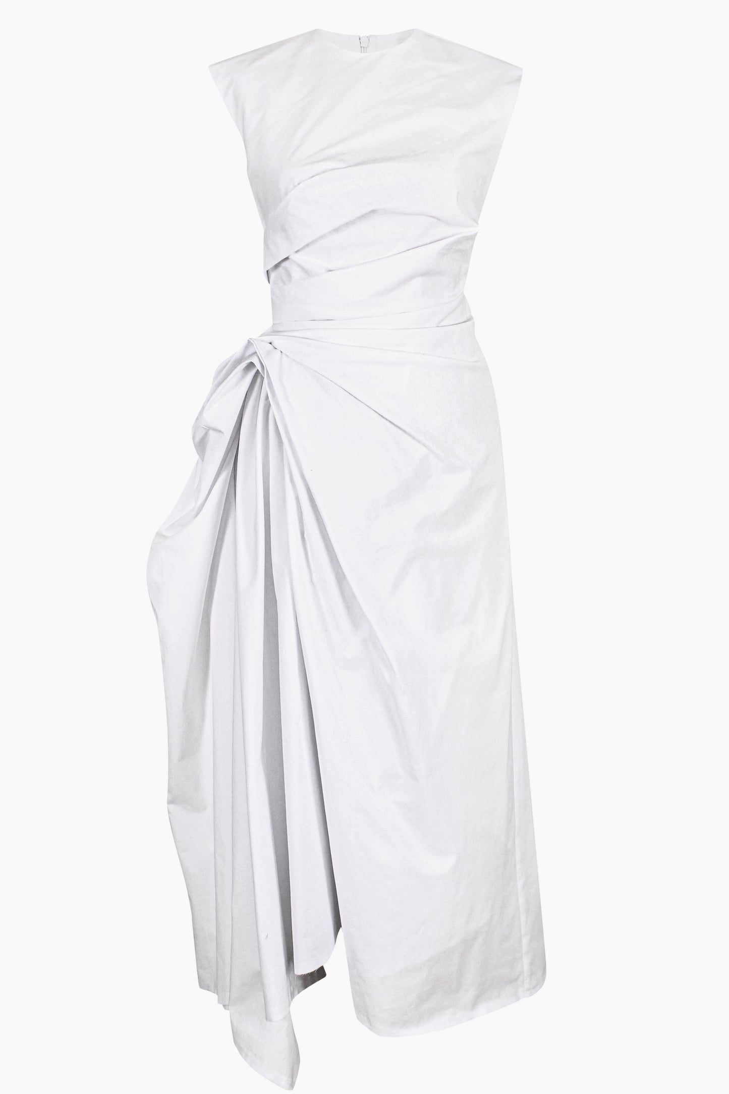 sculpted sleeveless dress