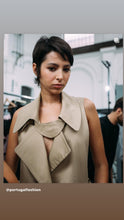 Load image into Gallery viewer, Deconstructed Backless Trench Vest
