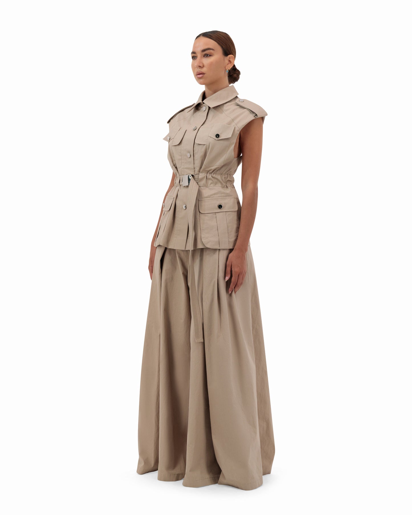Military backless vest