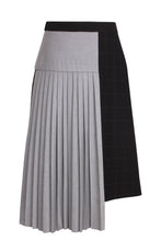 Load image into Gallery viewer, Asymmetric Pleats Trench Skirt
