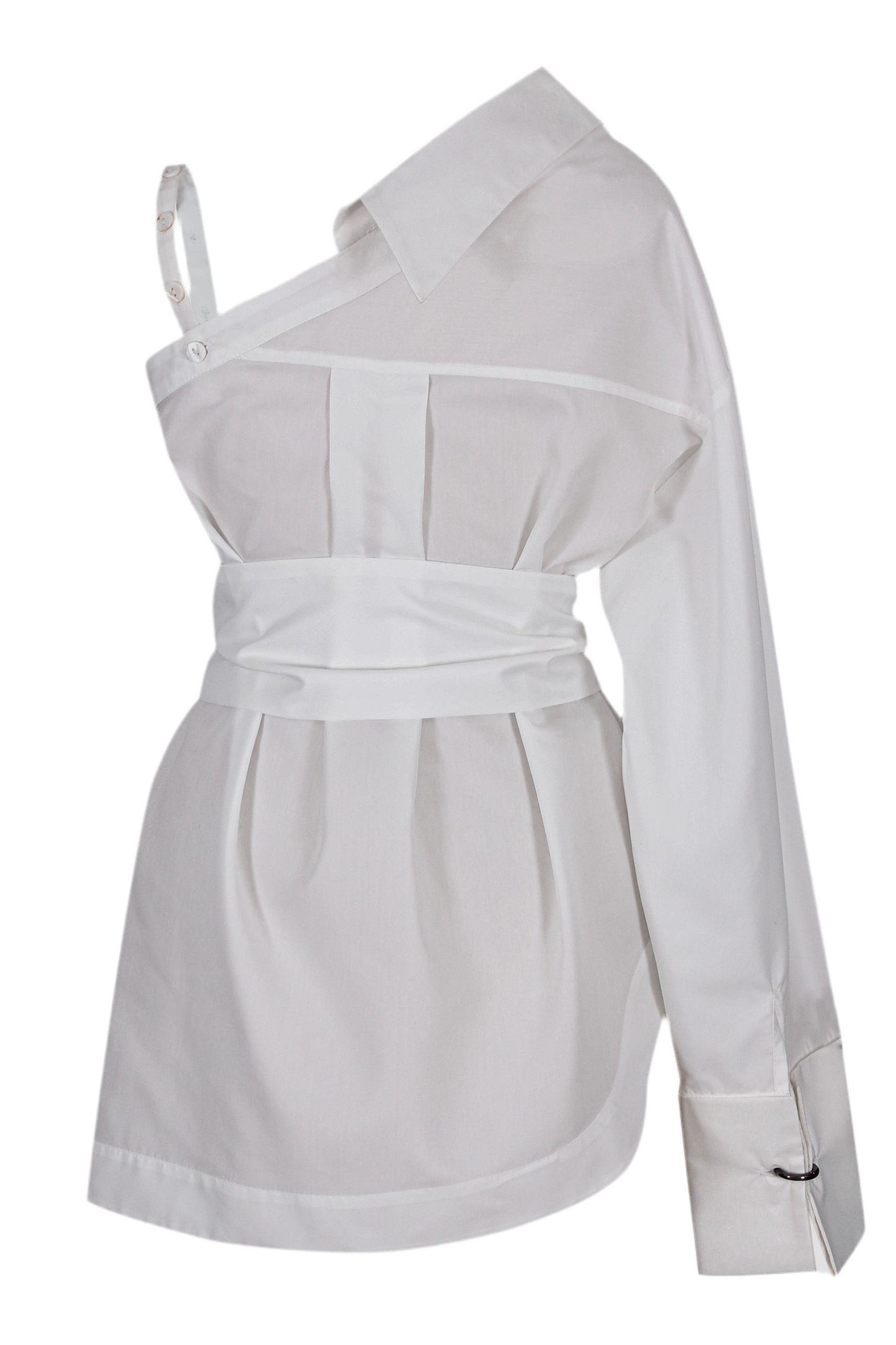 Deconstructed One sleeve shirt