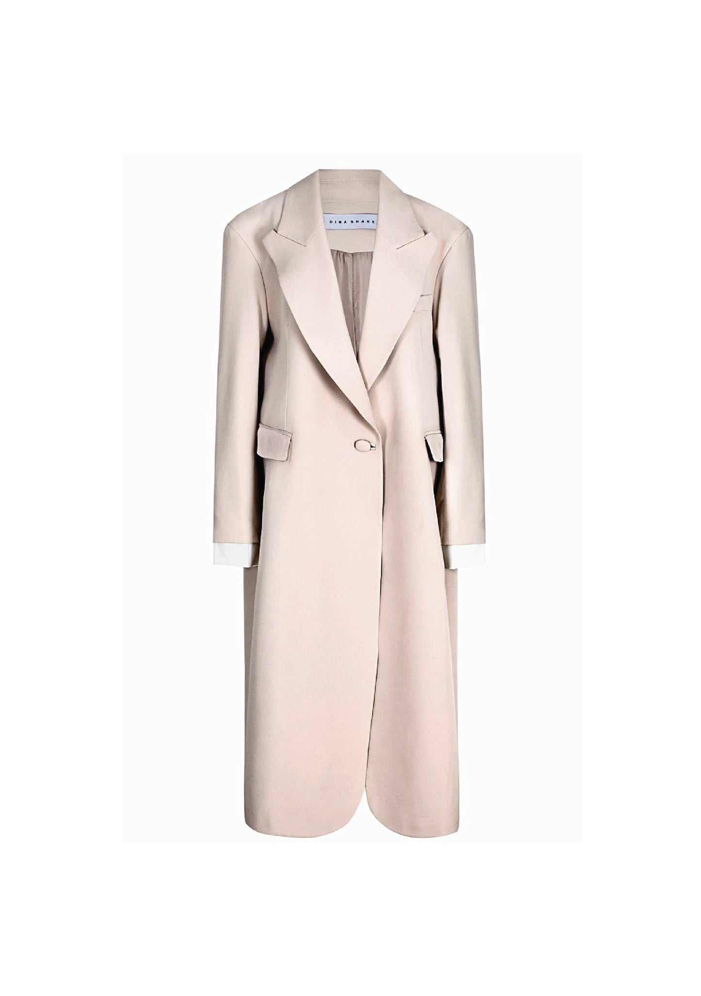 Oversized peak lapel Coat