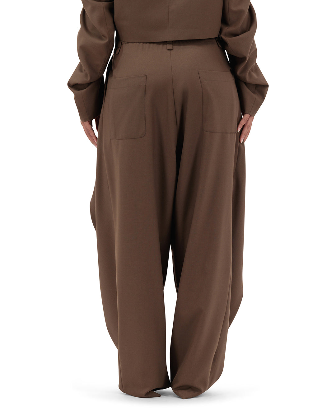 Sculpted front pants