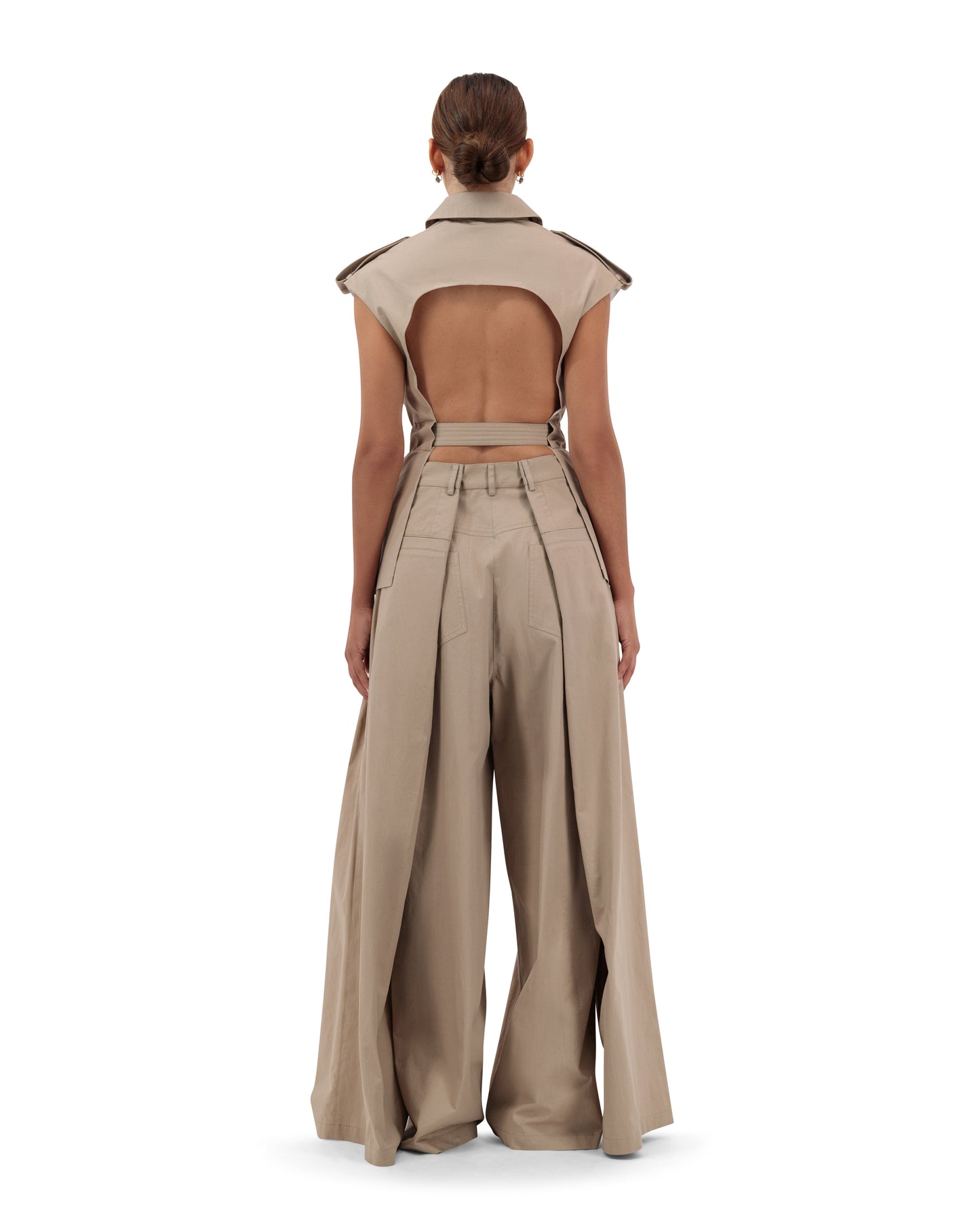 Military backless vest