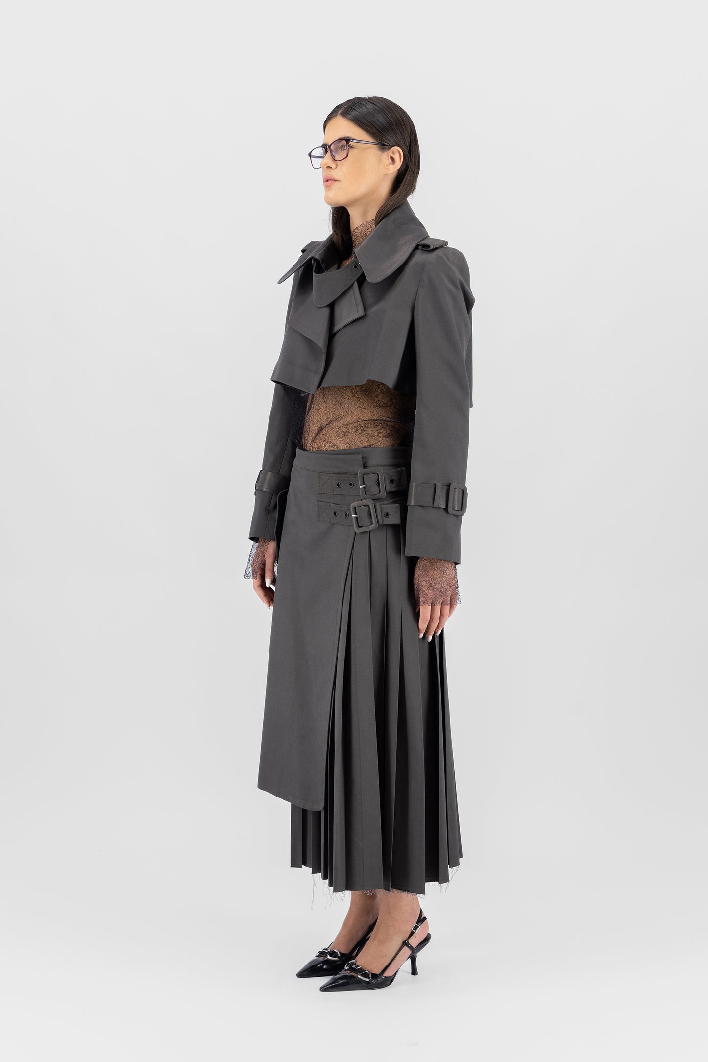 Cropped trench jacket - release 2