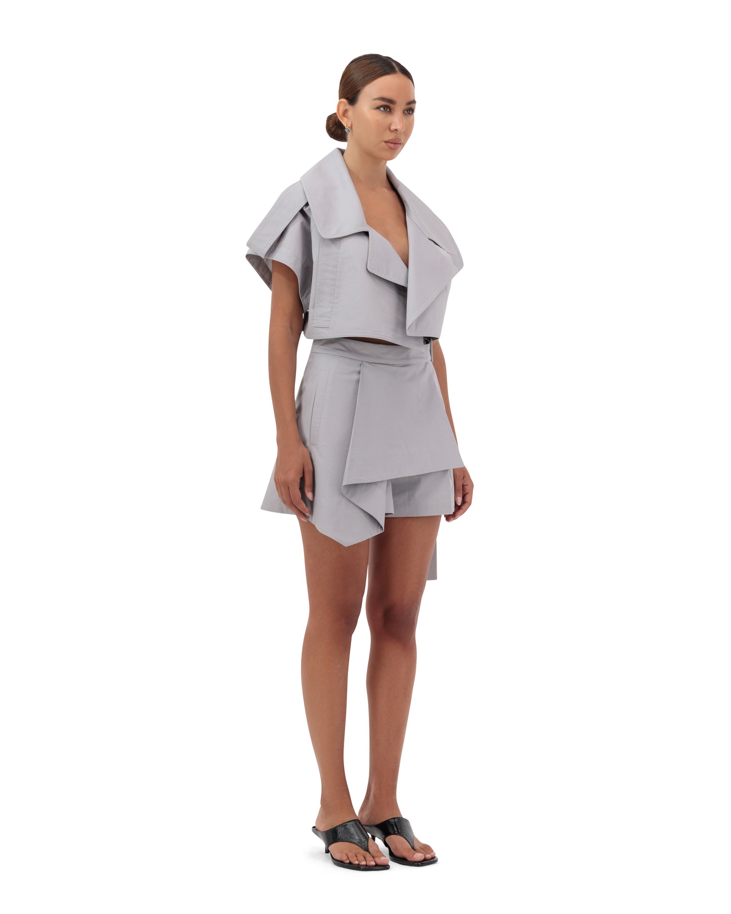 Hybrid layered skort