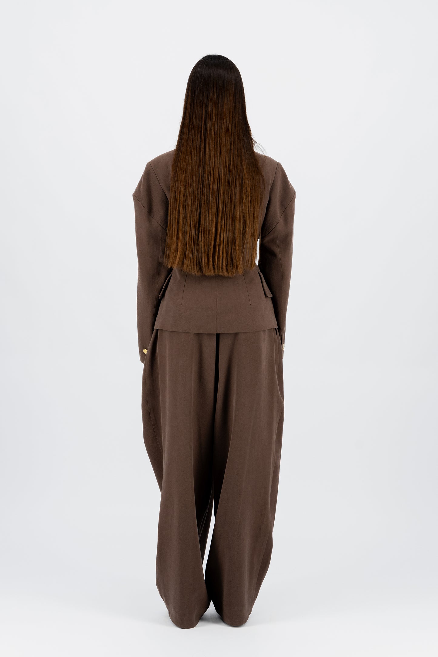 Cocoon draped pants