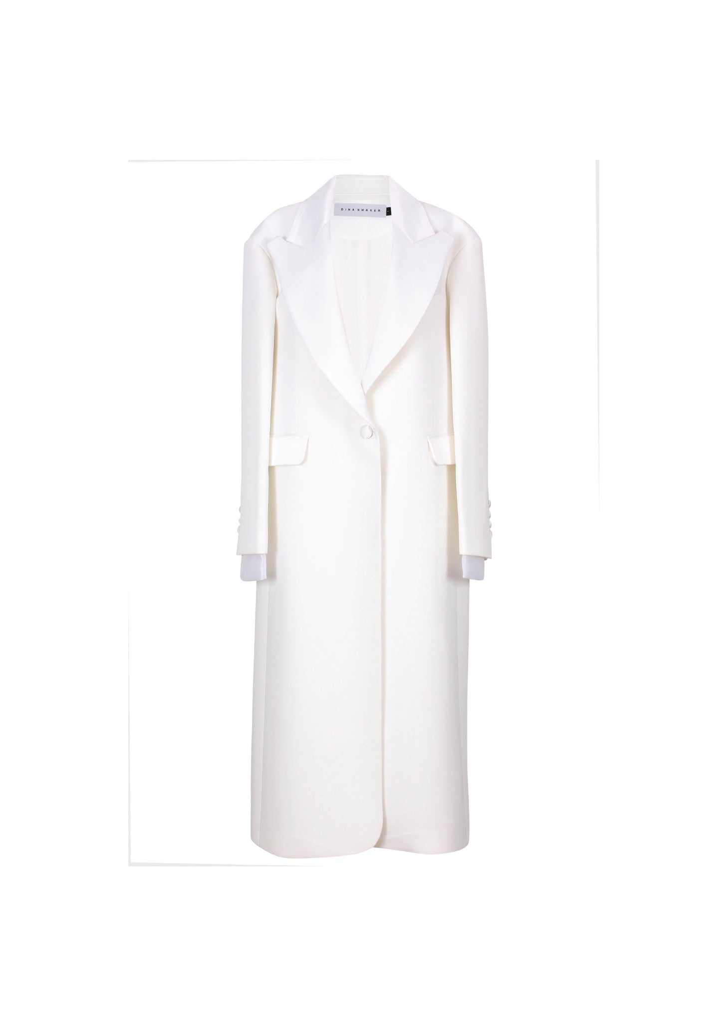 Oversized peak lapel Coat