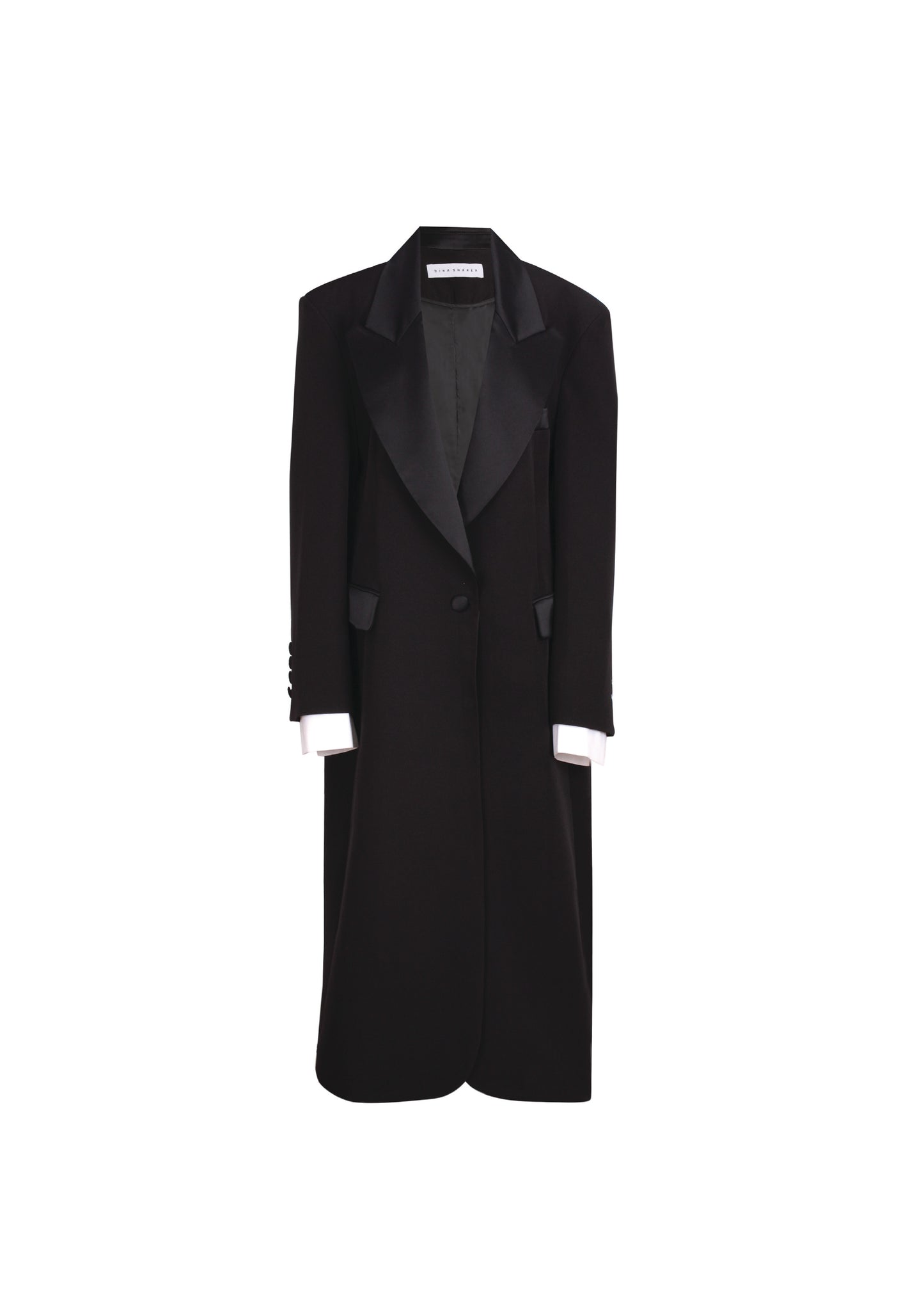 Oversized peak lapel Coat