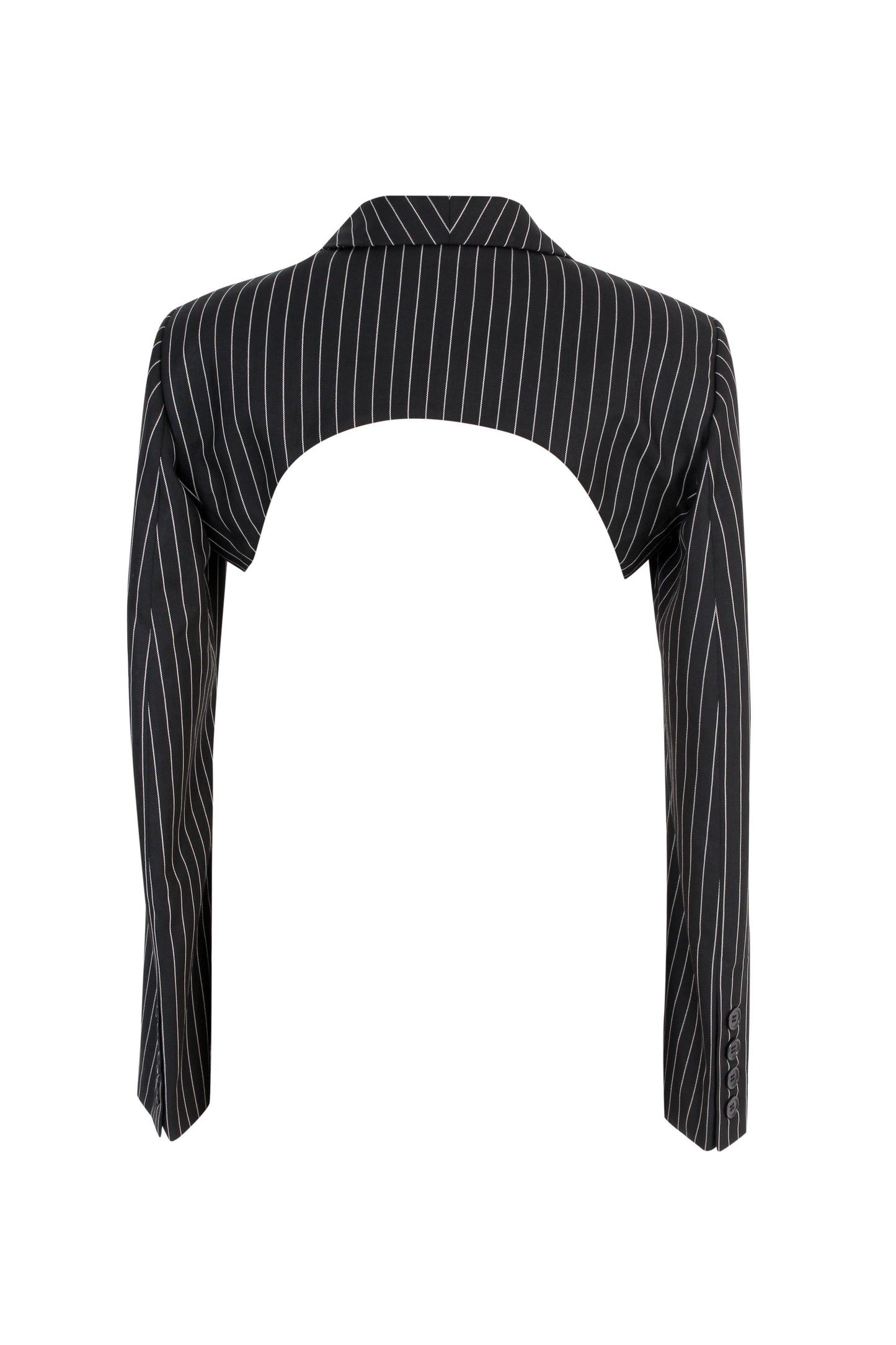 Pinstriped Blazer Bolero