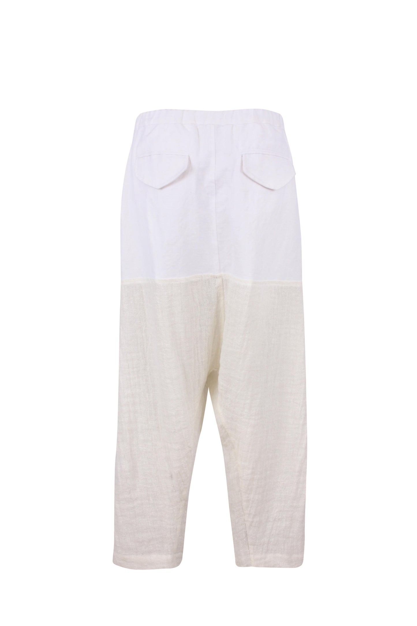 Drop Crotch Linen Pants