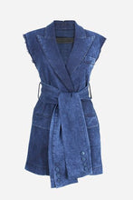 Load image into Gallery viewer, Deconstructed Denim Cutout Vest
