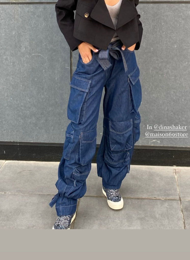 Multi pocket cargo pants