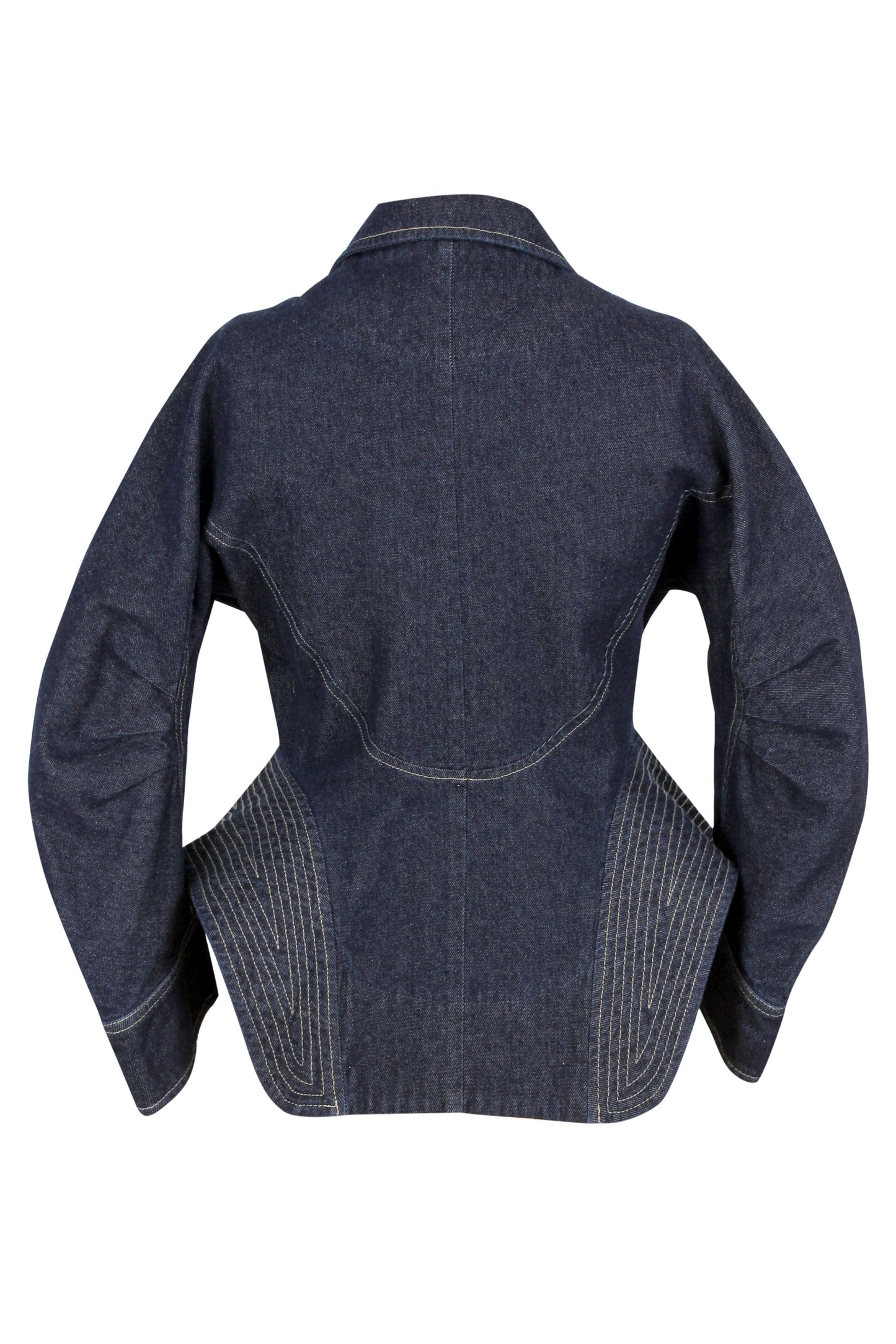Cocoon Sleeve Denim Jacket