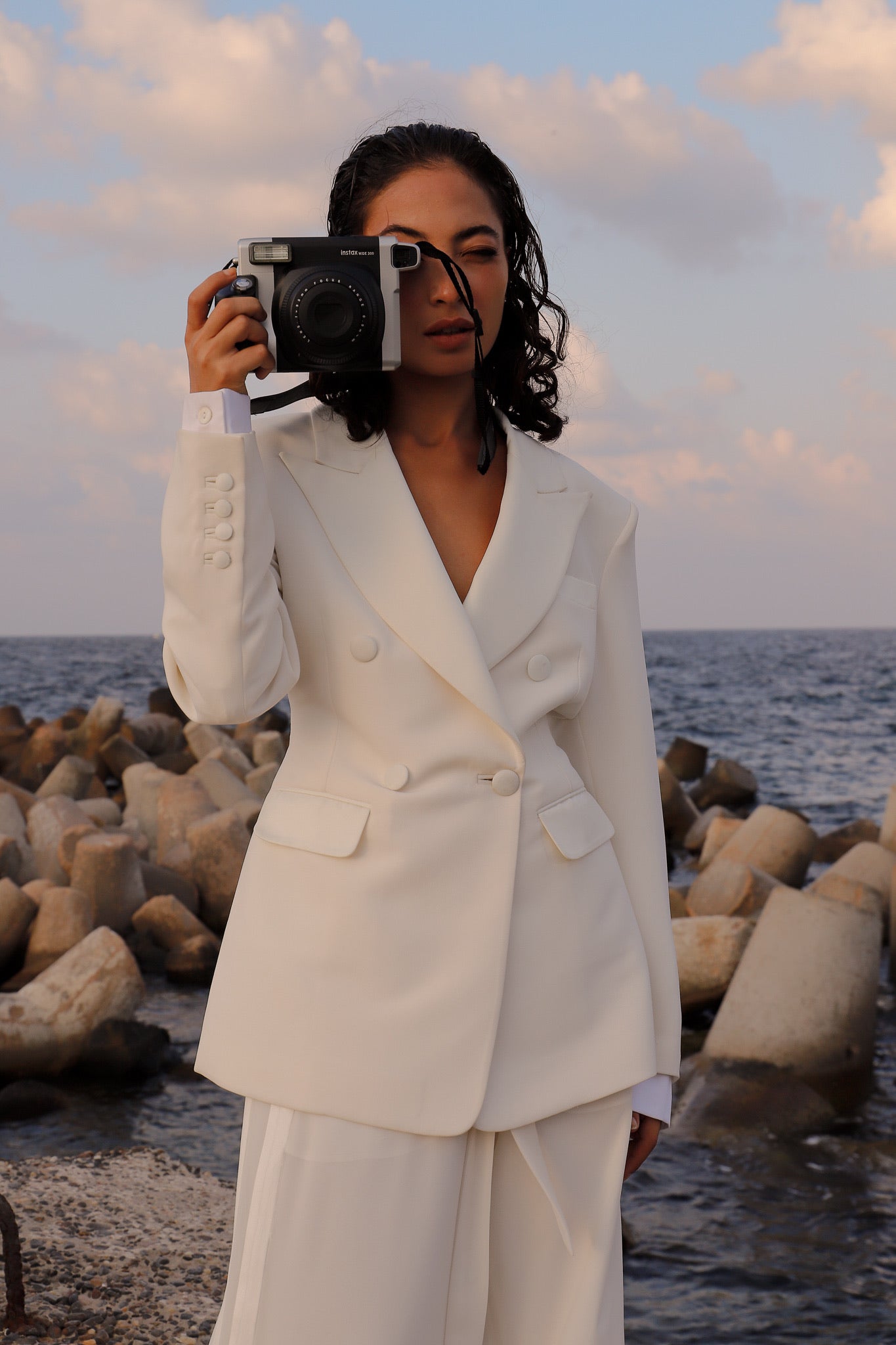 Backless Satin Lapel Tuxedo