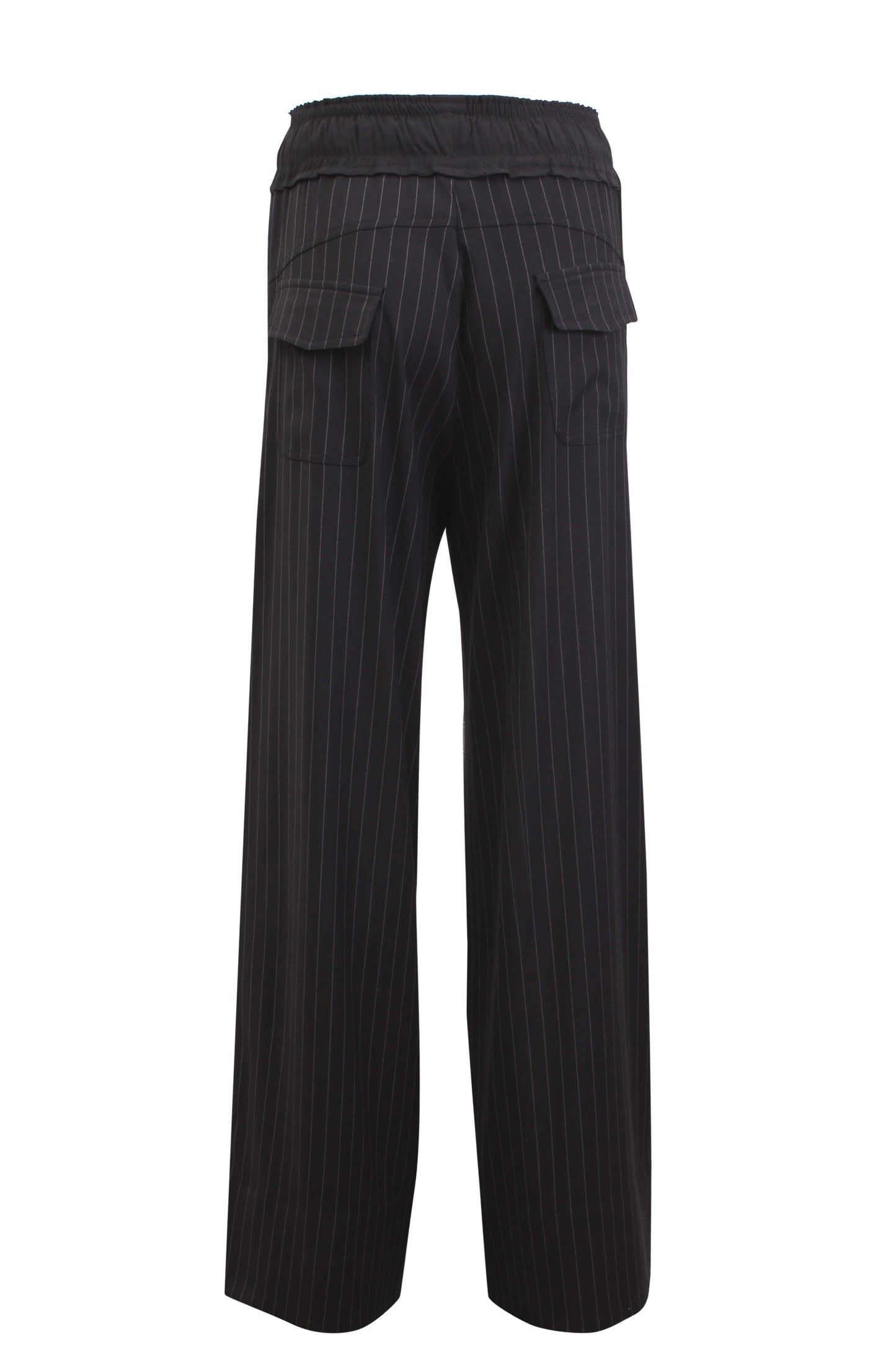 Mismatched elastic waist pants