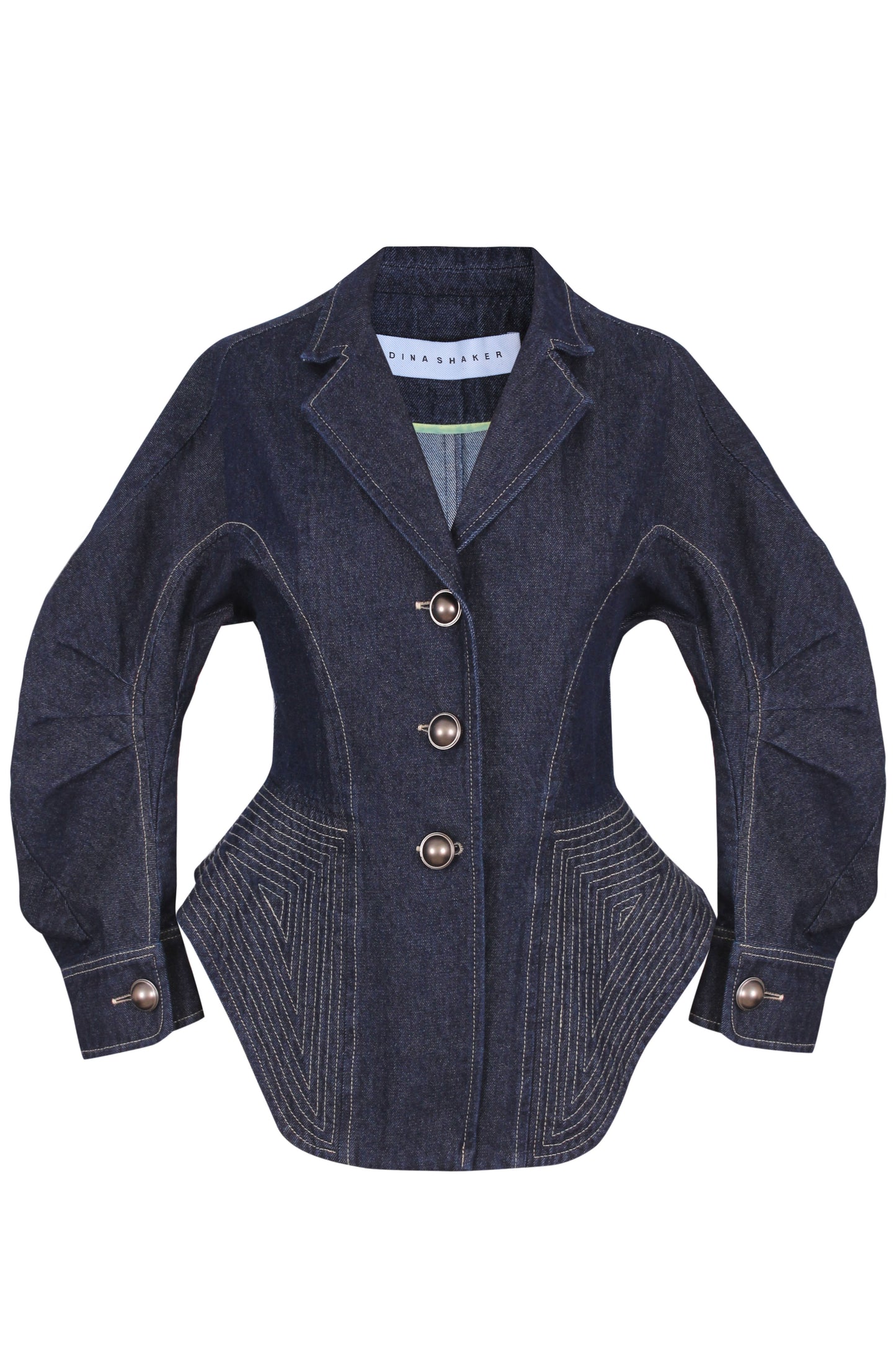 Cocoon Sleeve Denim Jacket