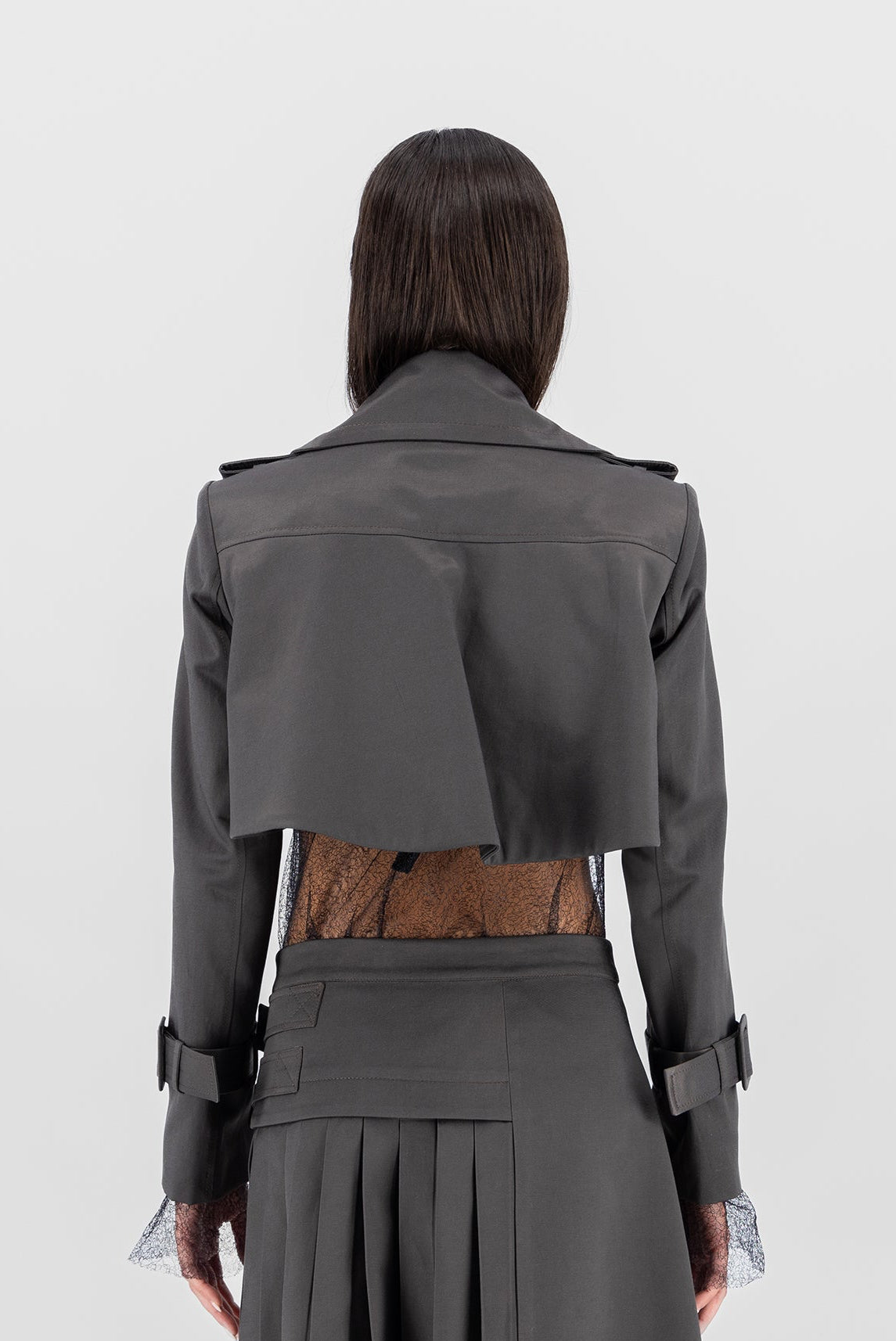 Cropped trench jacket - release 2