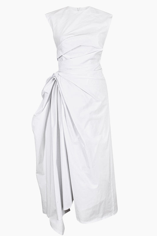 Draped sculpted dress