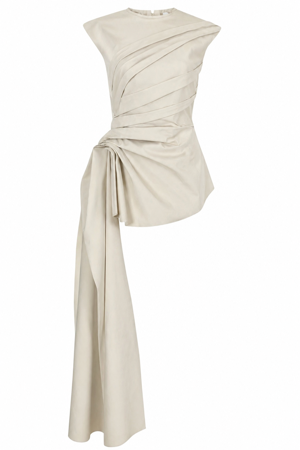 Side sculpted sleeveless top