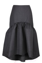 Load image into Gallery viewer, Pinstripe midi gown skirt
