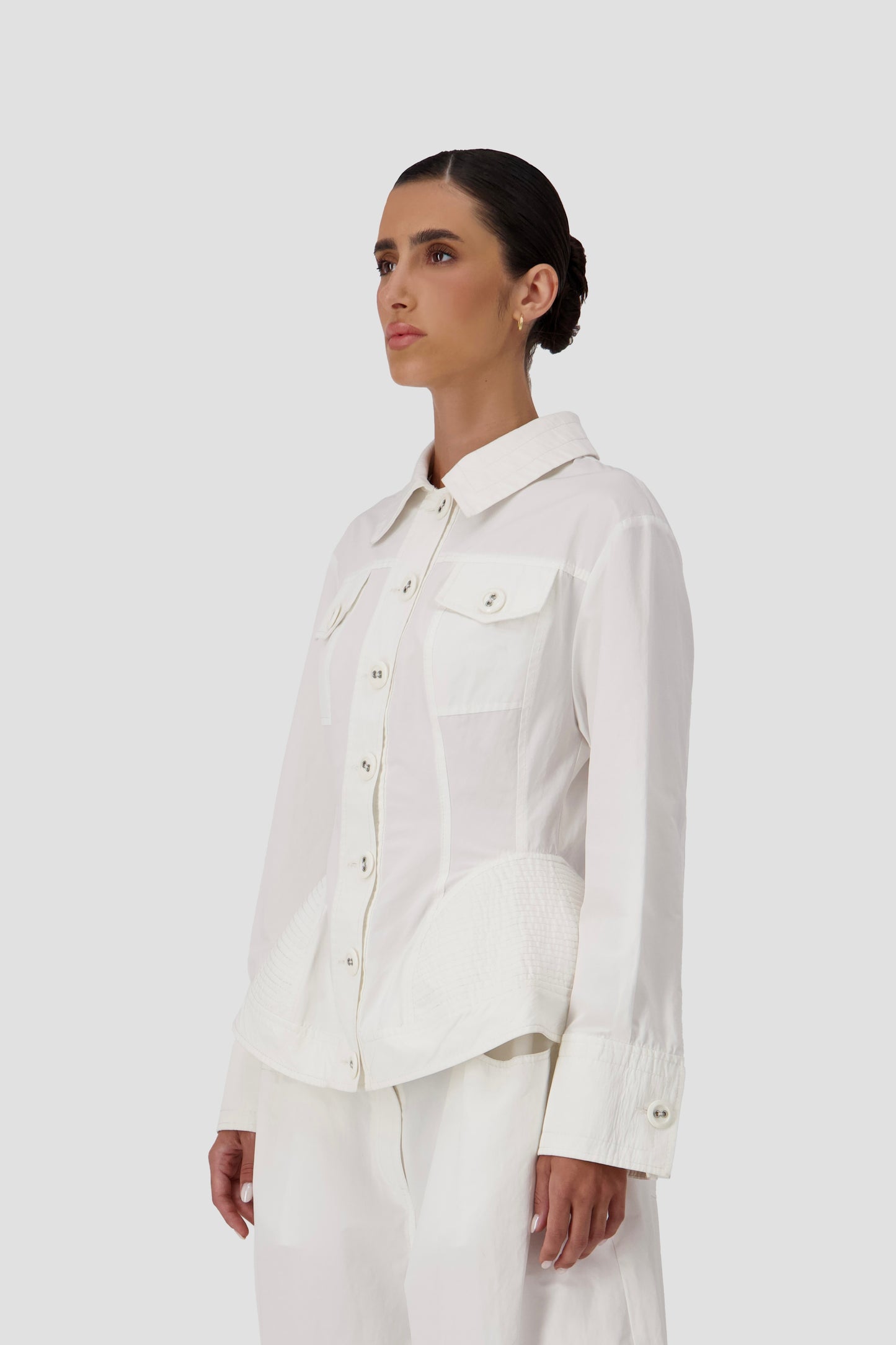 Engineered Hourglass button jacket