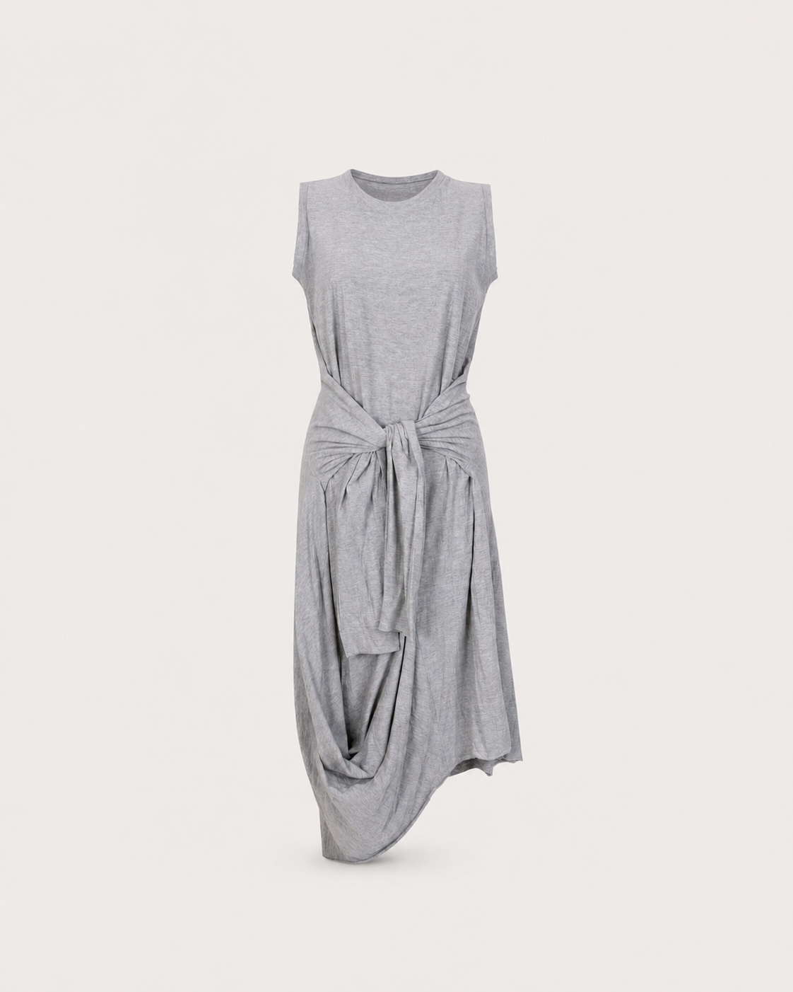 Draped tshirt dress