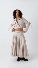 Load image into Gallery viewer, buckle wrap pleats skirt
