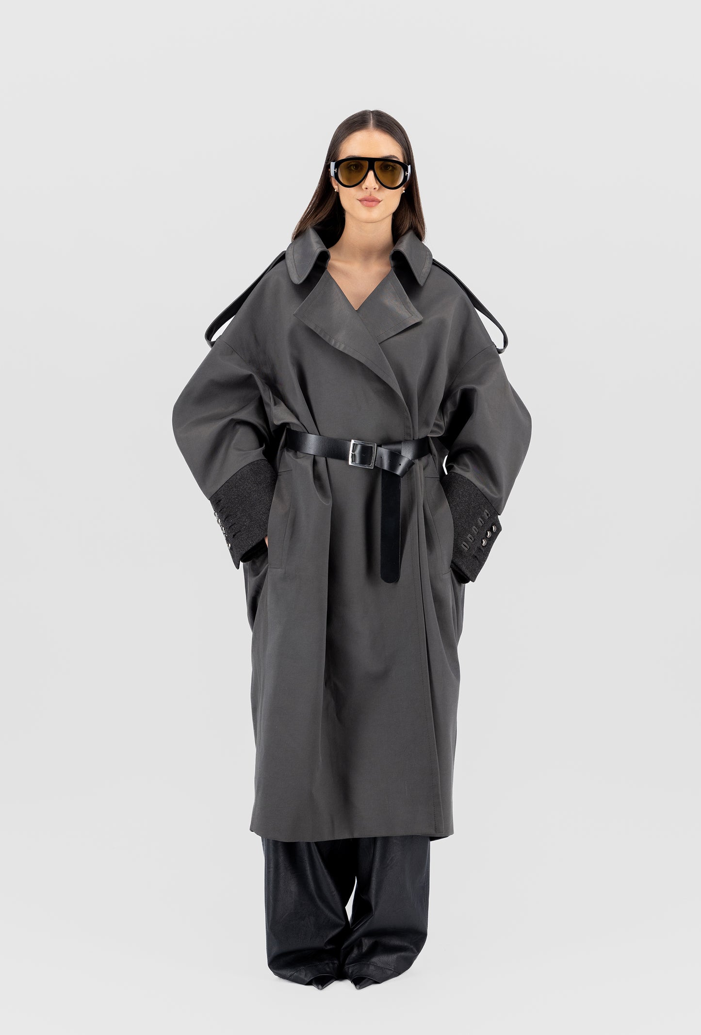 Delta trench coat