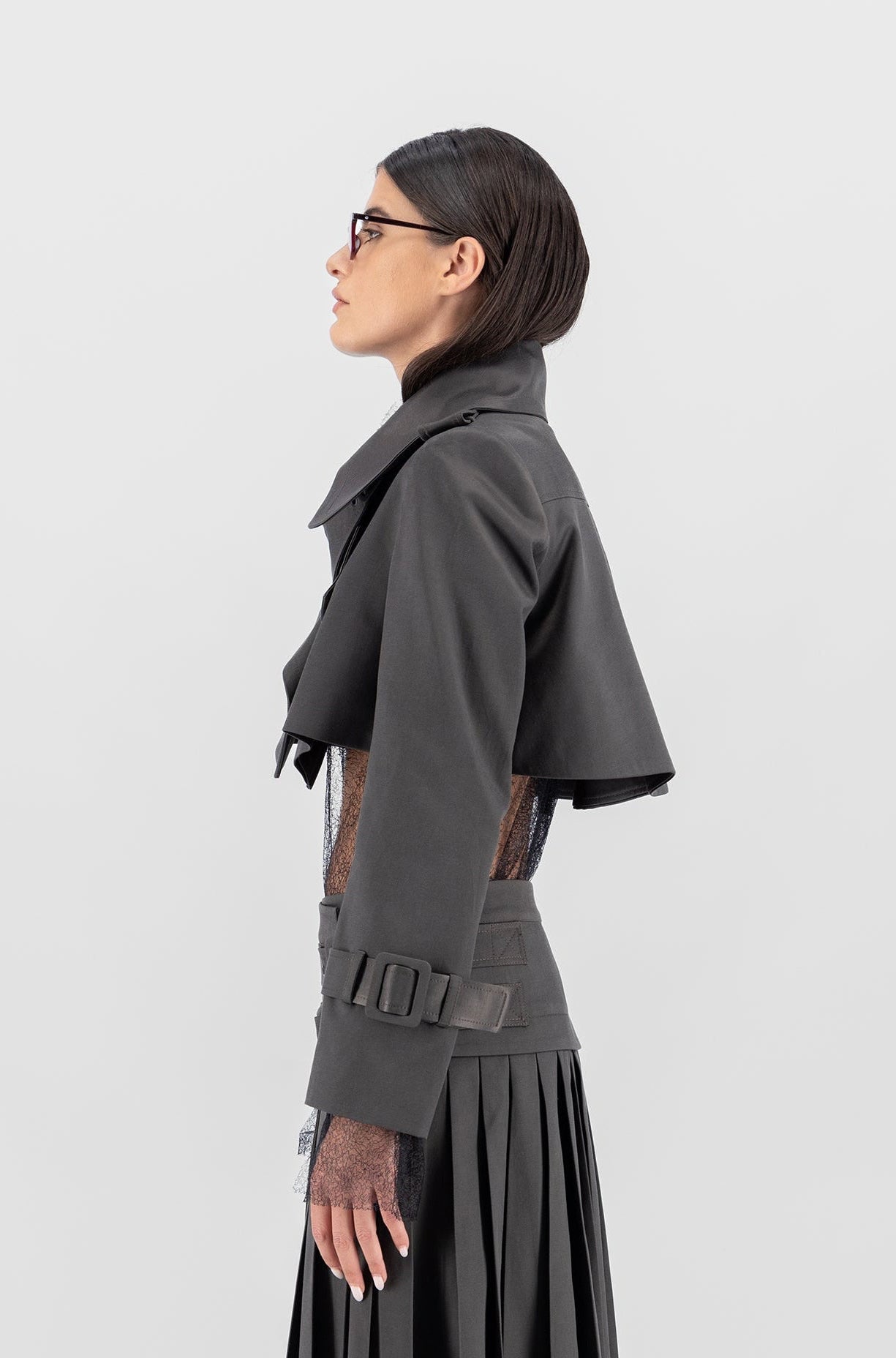 Cropped trench jacket - release 2