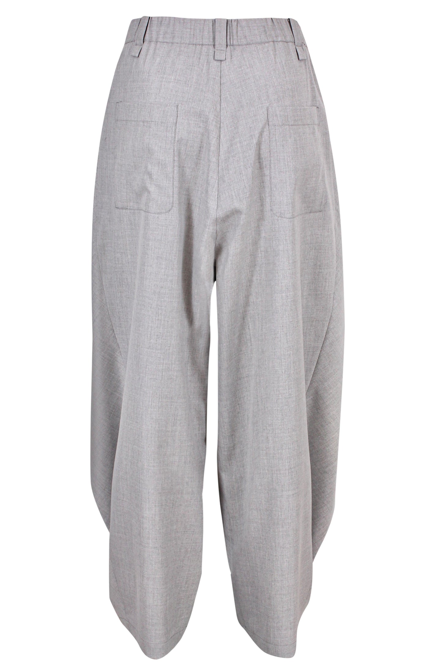 Draped front pants