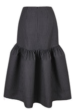 Load image into Gallery viewer, Pinstripe midi gown skirt
