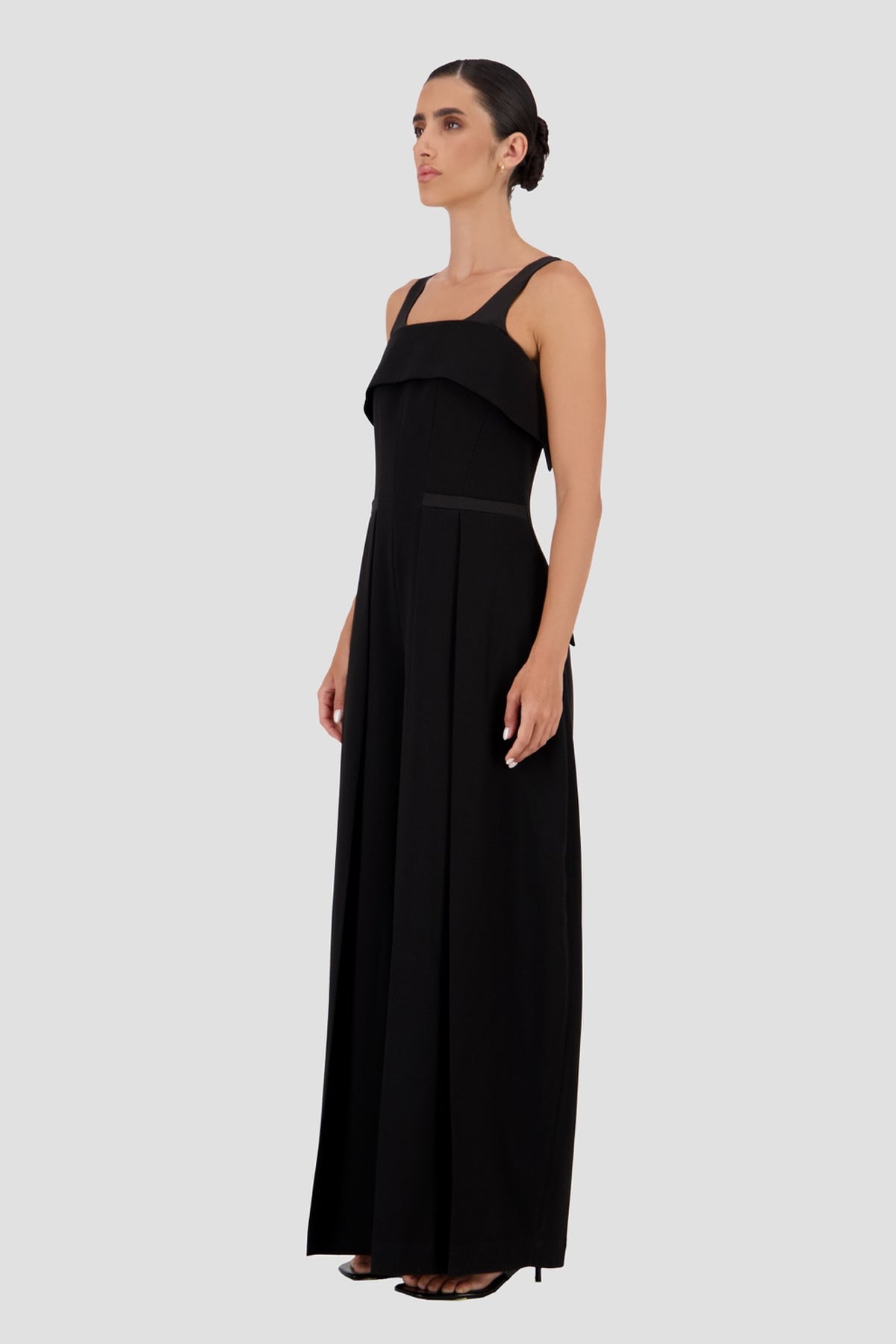 Hybrid bustier jumpsuit