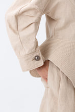 Load image into Gallery viewer, Cocoon sleeve linen jacket
