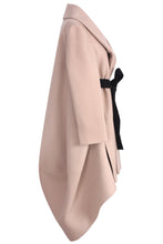Load image into Gallery viewer, Draped back wool coat
