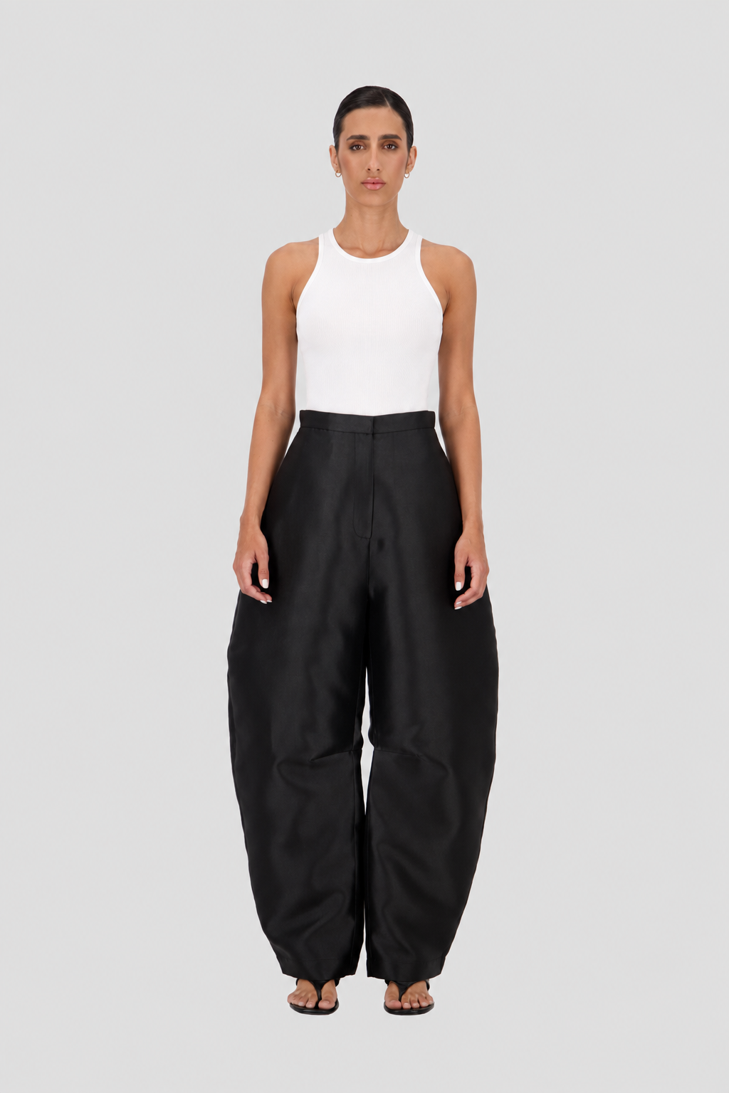 Oval cocoon pants