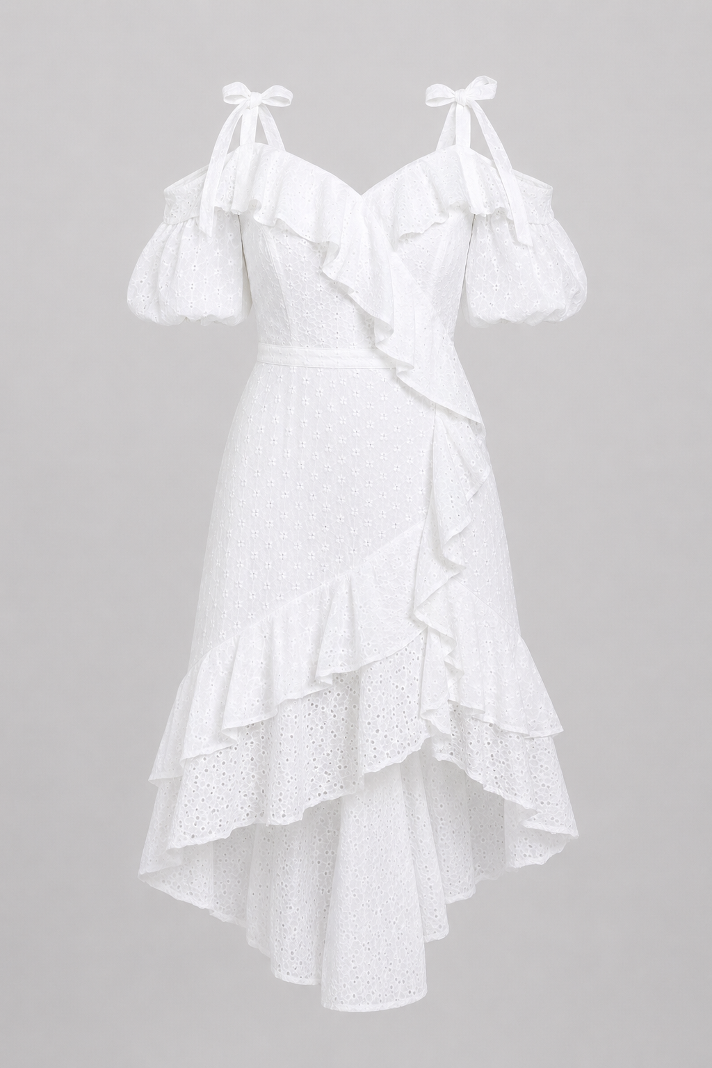 Ruffle Drop Shoulder Dress