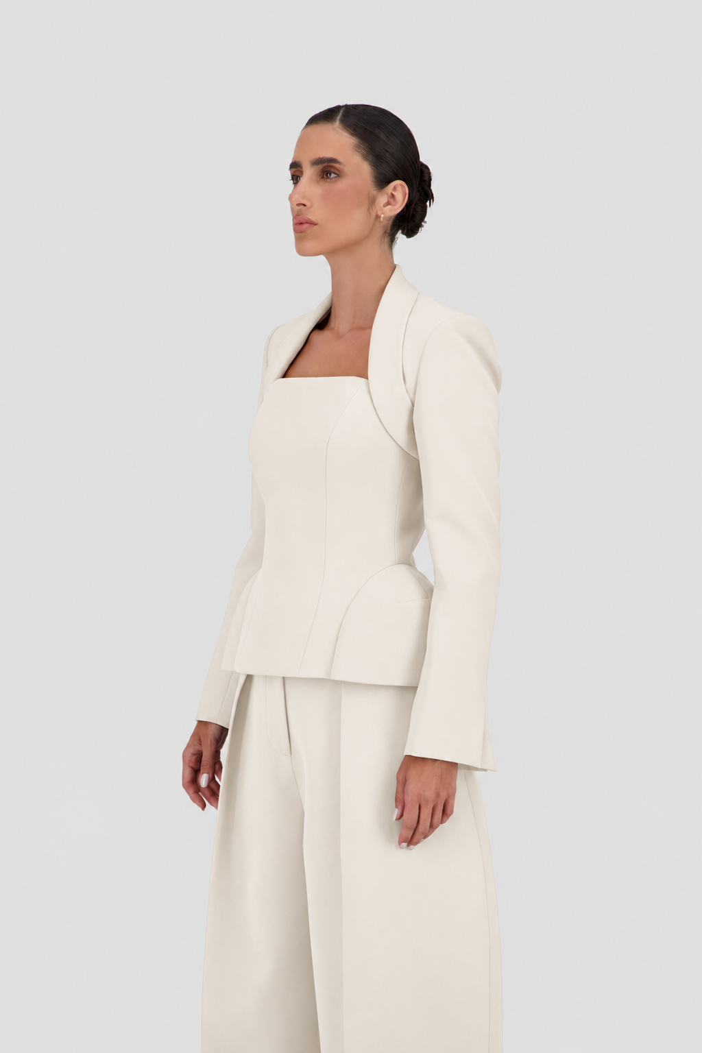 Structured Oval Back Bolero