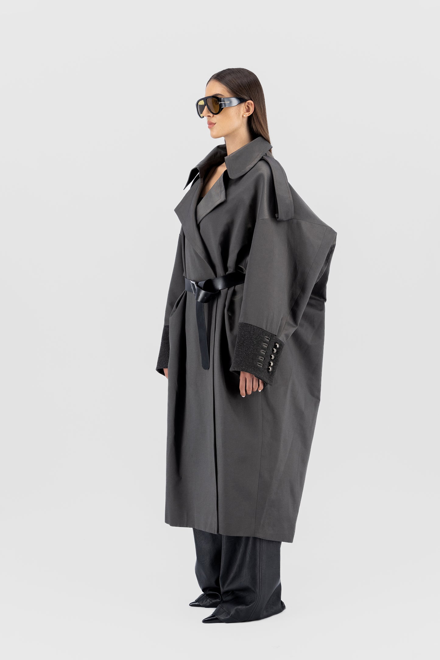 Delta trench coat