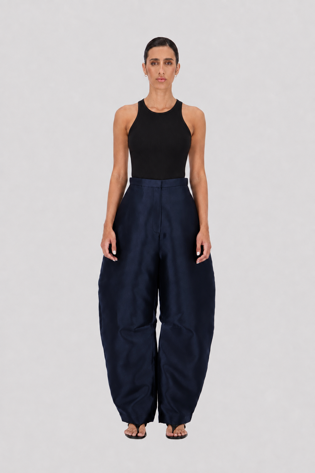 Oval cocoon pants