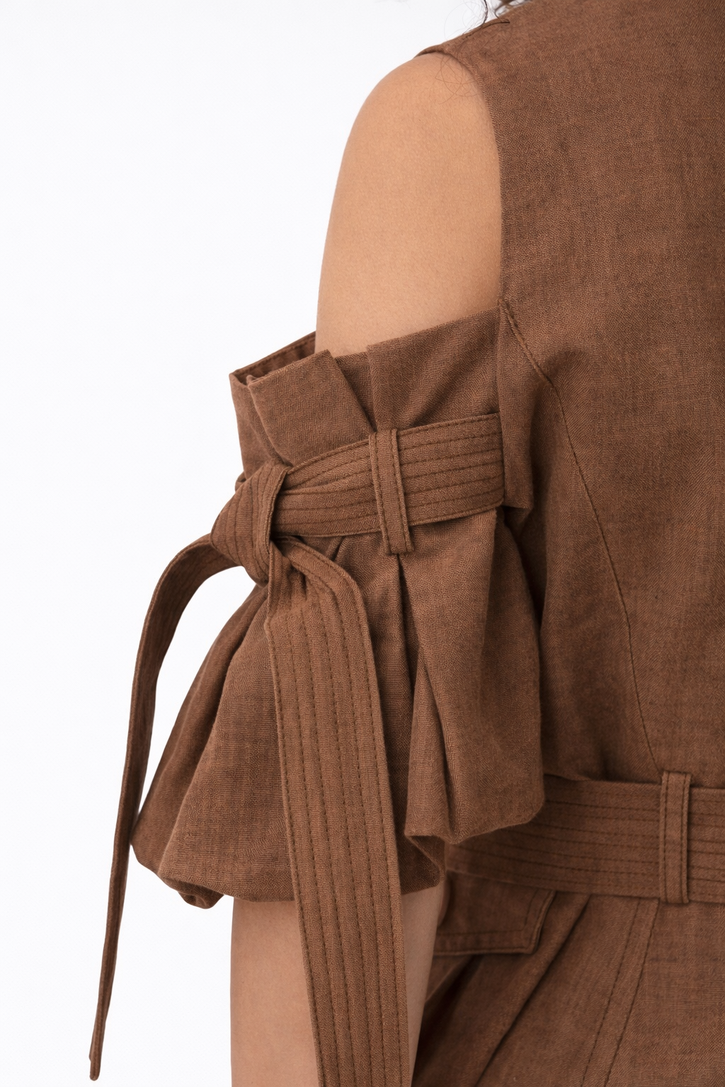 Linen wrap jacket