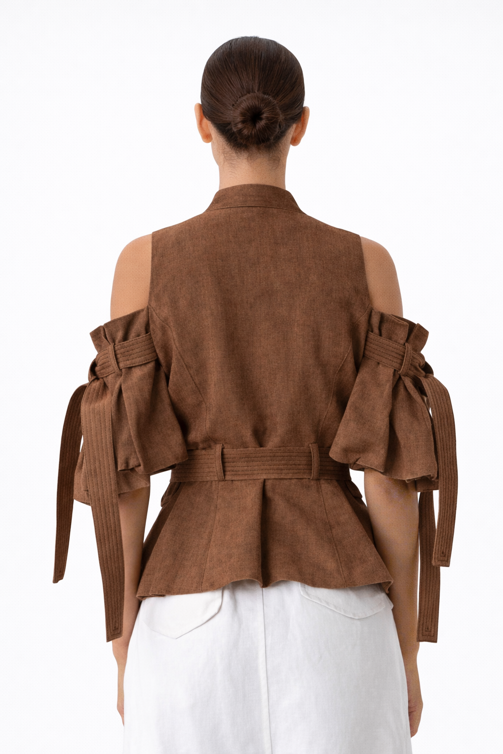 Linen wrap jacket