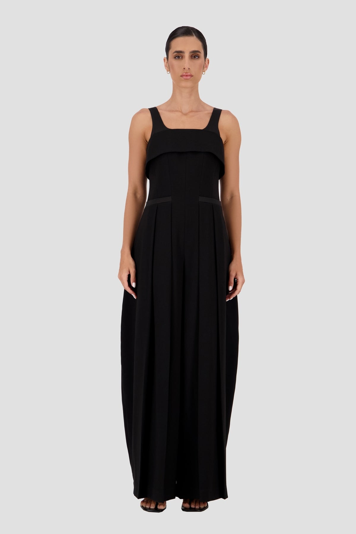 Hybrid bustier jumpsuit
