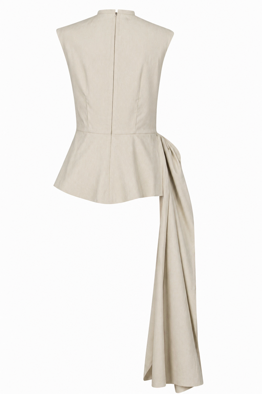 Side sculpted sleeveless top
