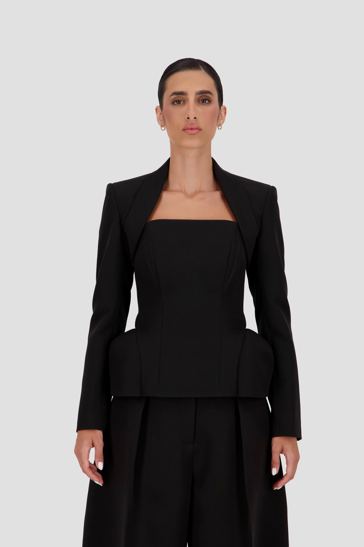 Structured Oval Back Bolero