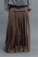 Load image into Gallery viewer, Maxi leather belts skirt
