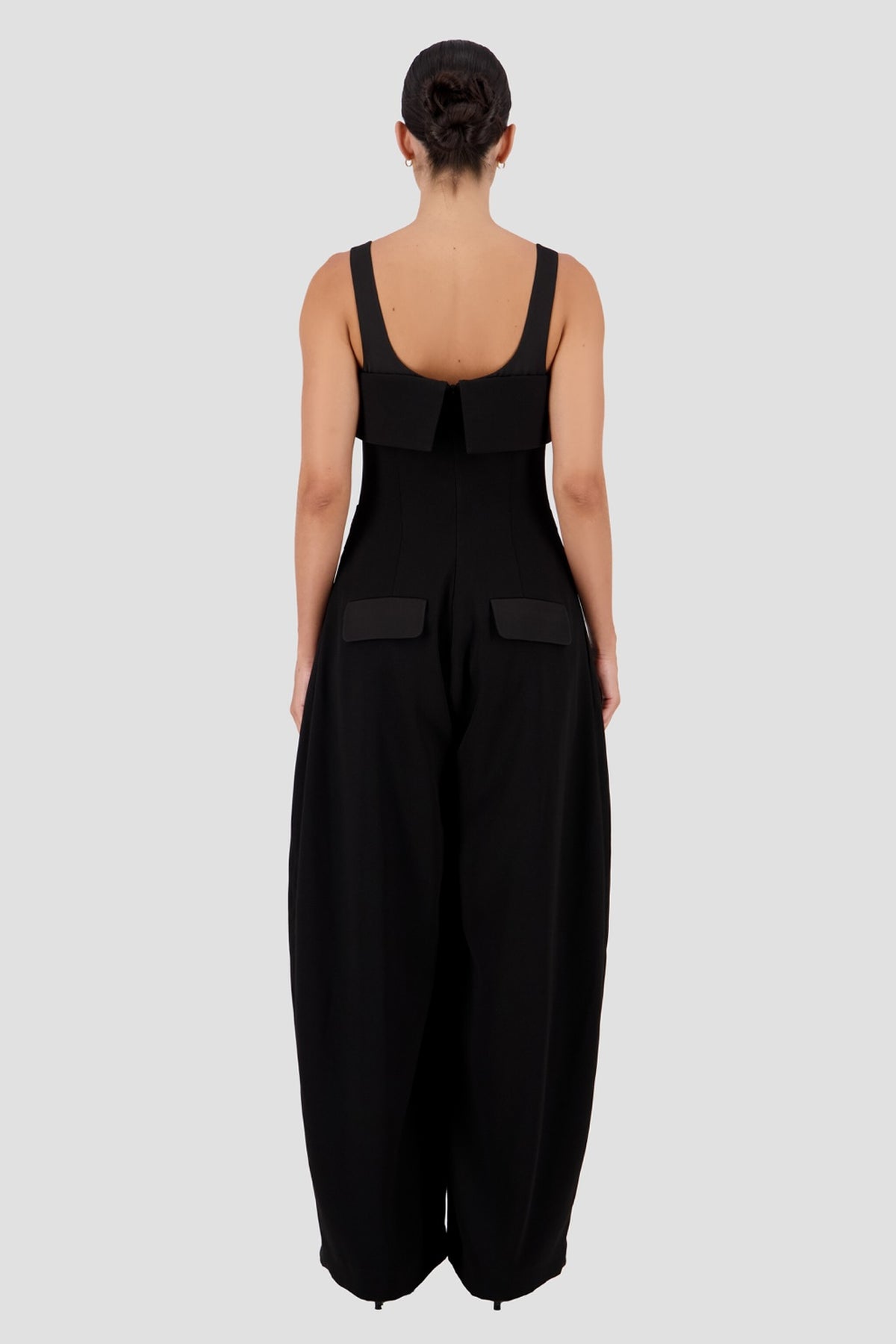 Hybrid bustier jumpsuit