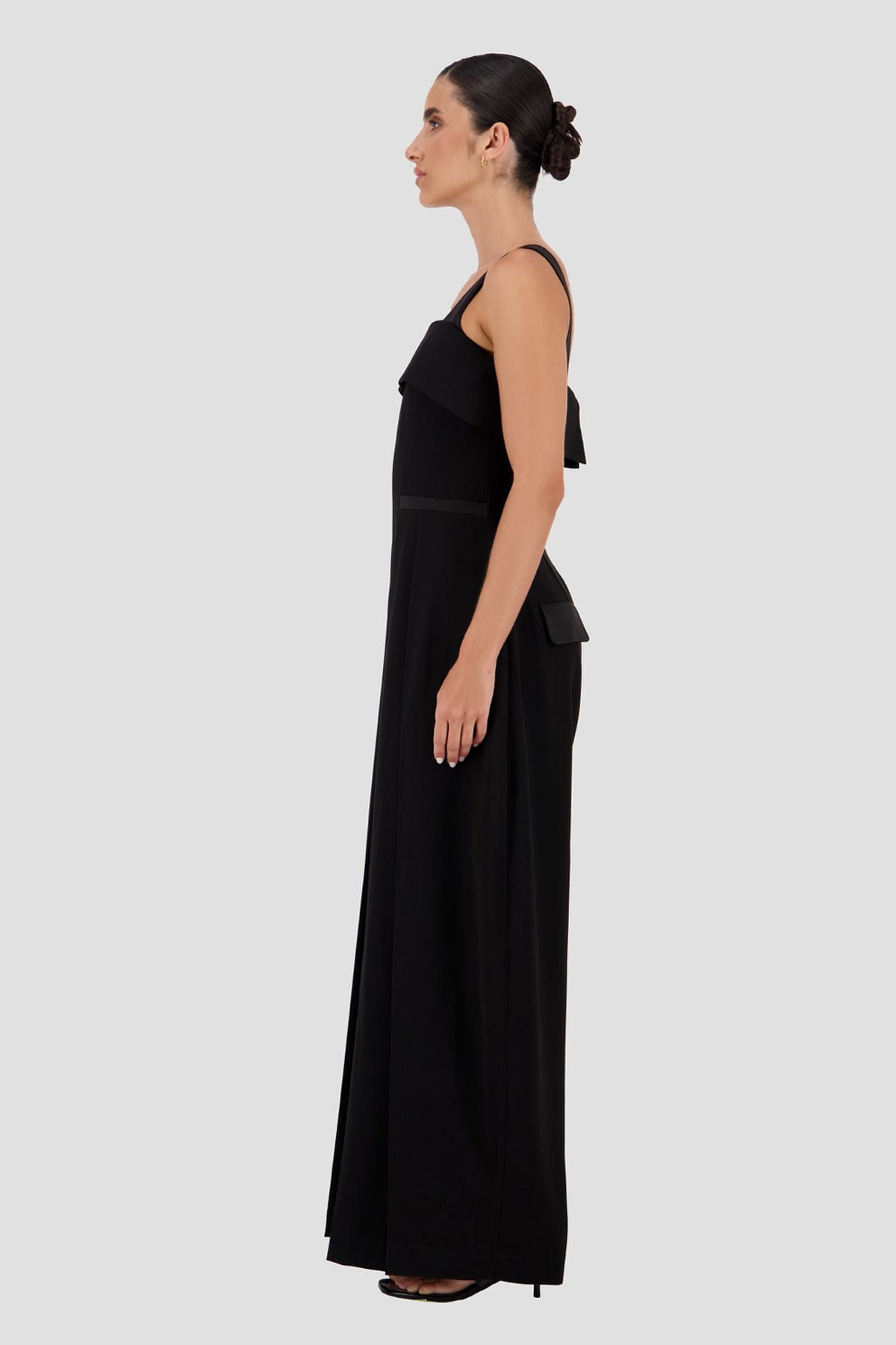 Hybrid bustier jumpsuit